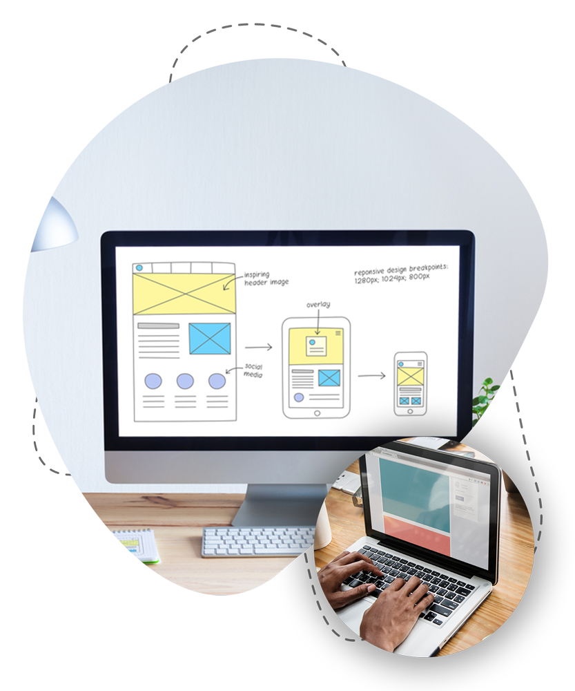 Conception de sites Internet, applications et solutions Web.